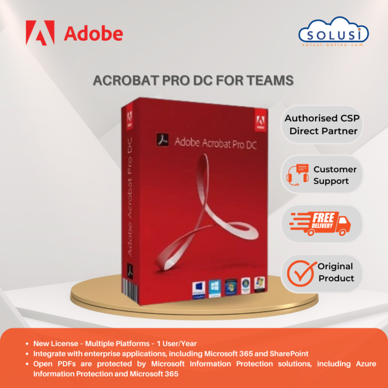 Harga Jual Lisensi Acrobat Pro DC For Teams Original 2024 Solusi Online