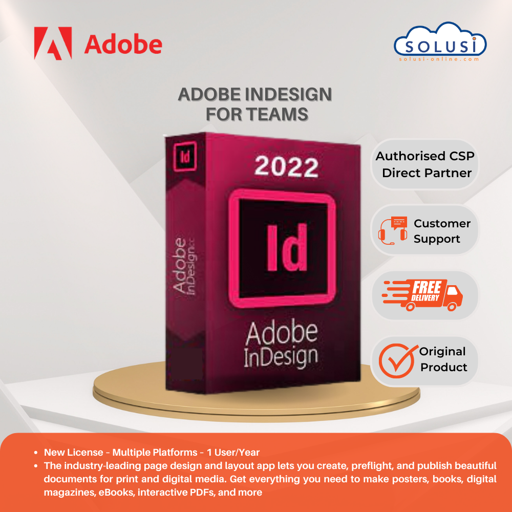 Harga Jual Lisensi Adobe InDesign For Teams Original 2024 Solusi Online
