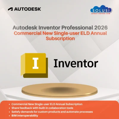 Solusi Online Autodesk Inventor 1 Year