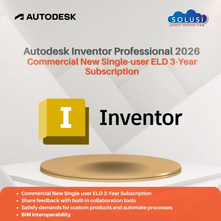 Solusi Online Autodesk Inventor 3 Year