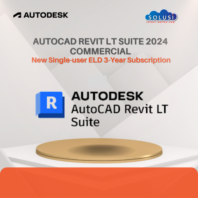 AutoCAD Revit LT Suite 2024 Commercial New Single-user ELD 3-Year Subscription