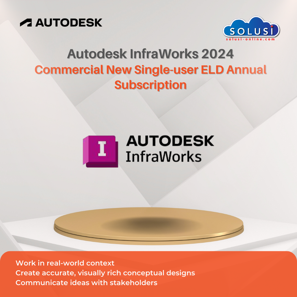 Harga Jual Lisensi Autodesk InfraWorks 2024 Commercial New Singleuser