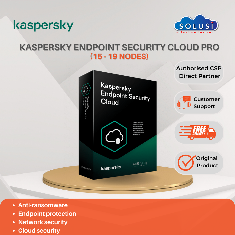 Harga Jual Lisensi Kaspersky Endpoint Security Cloud Pro, User 15 19