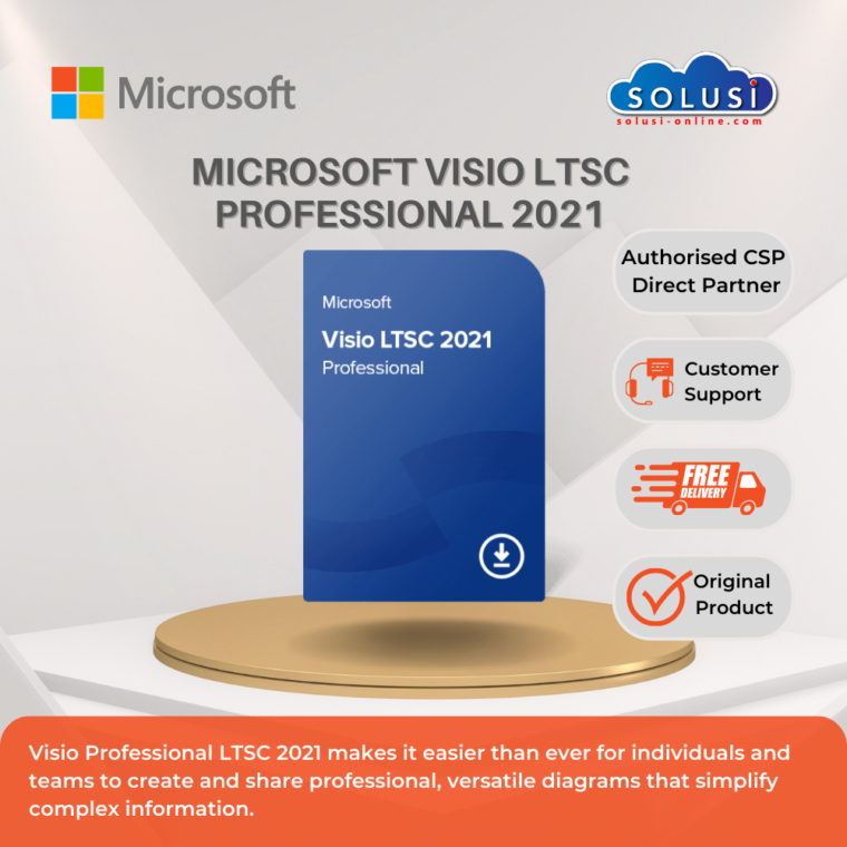 Harga Jual Lisensi Microsoft Visio LTSC Professional 2021 Original 2024