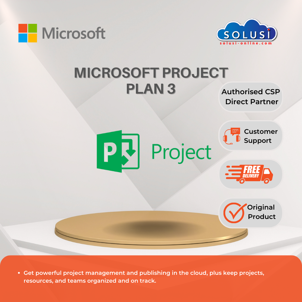 Harga jual lisensi microsoft project plan 3 original 2024 solusi online