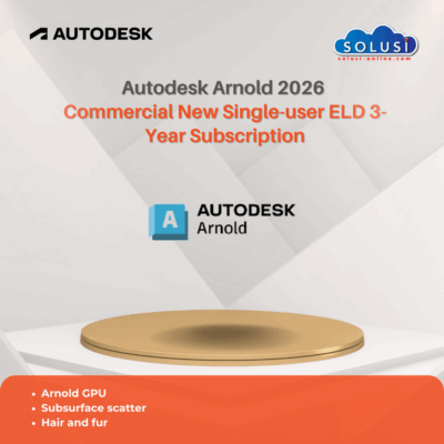 Solusi Online Autodesk Arnold 2026 3 Year
