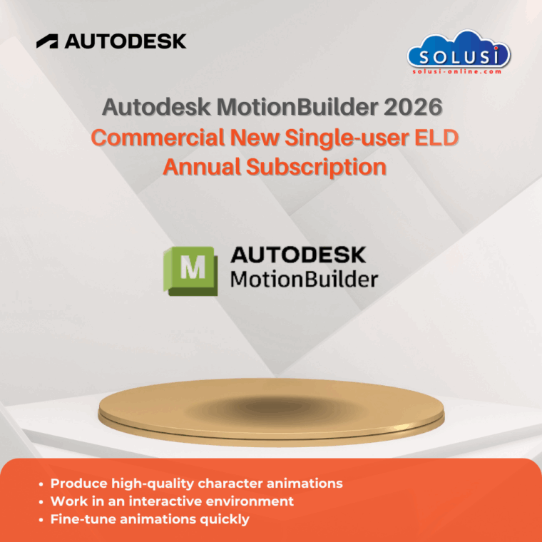 Solusi Online Autodesk MotionBuilder 2026 1 Year
