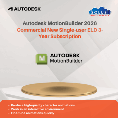 Solusi Online Autodesk MotionBuilder 2026 3 Year