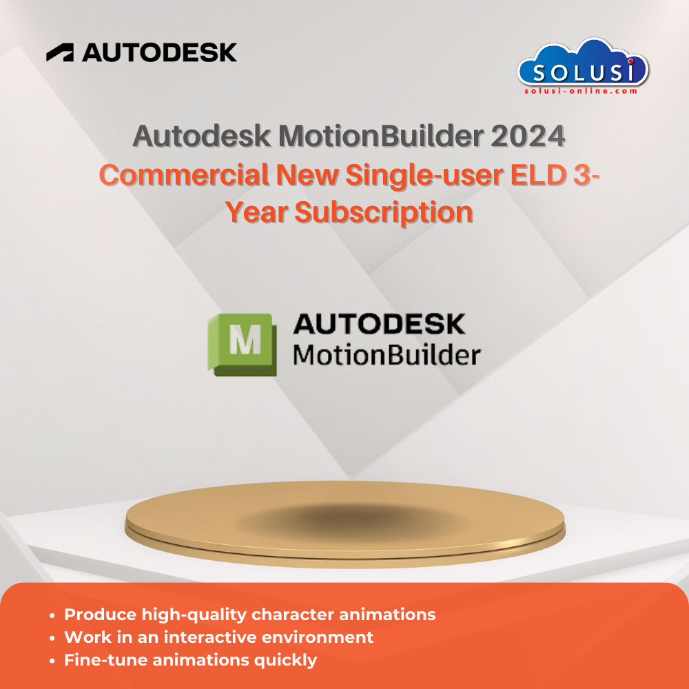 Harga Jual Lisensi Autodesk MotionBuilder 2024 Commercial New Single