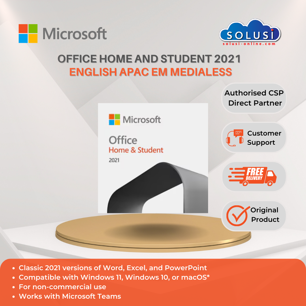 Harga Jual Lisensi Office Home And Student 2021 English APAC EM