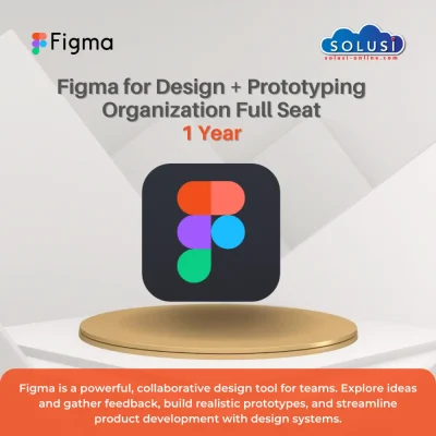 Solusi Online - Figma for Design + Prototyping Organization Full Seat 1 Year
