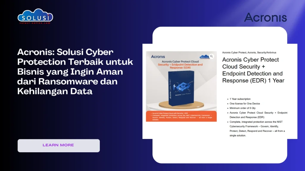 Solusi Online - Acronis