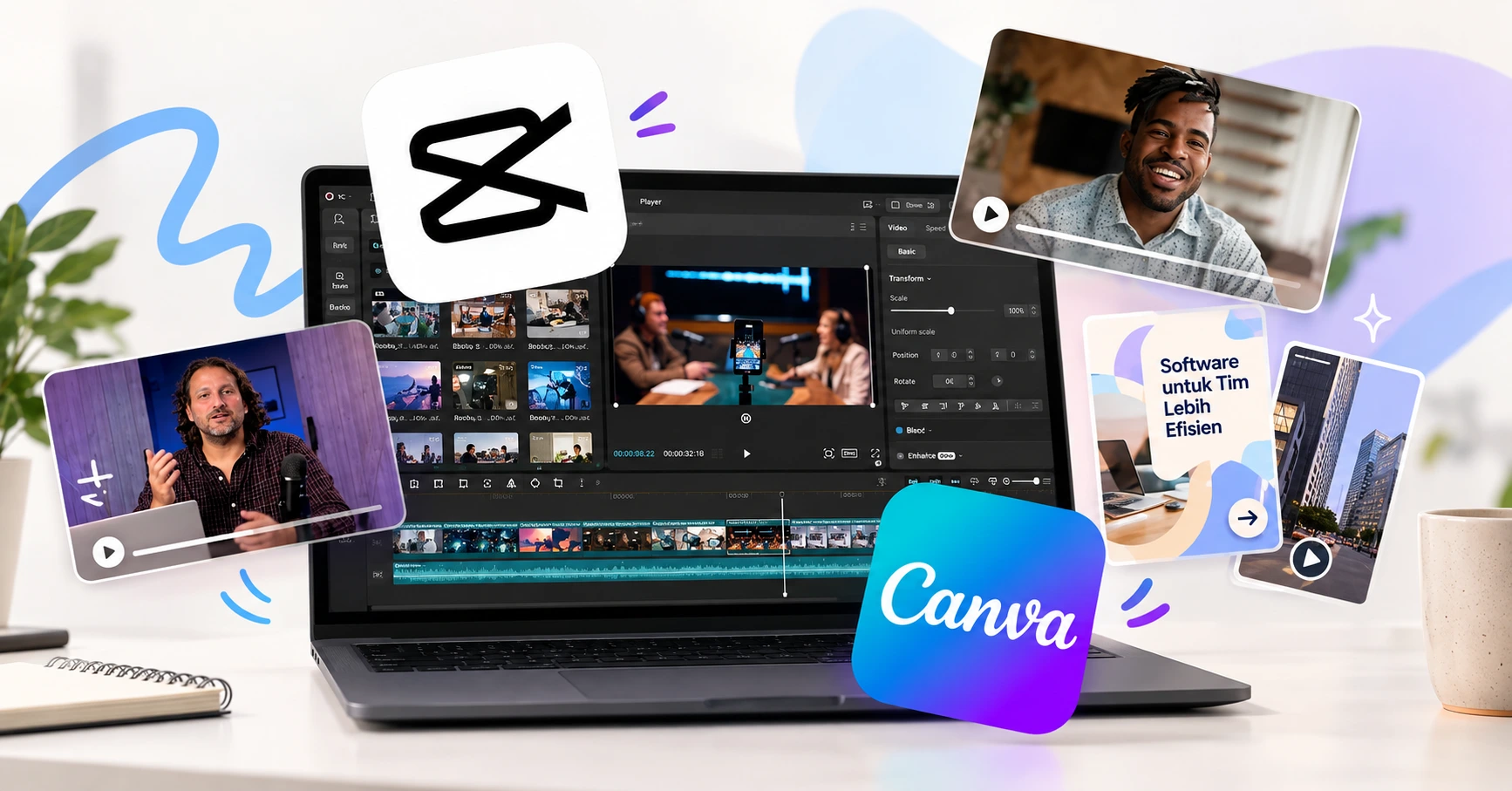 Canva dan CapCut