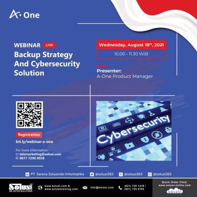Webinar - Backup Strategy And Cybersecurity Solution - Agustus 2021-01